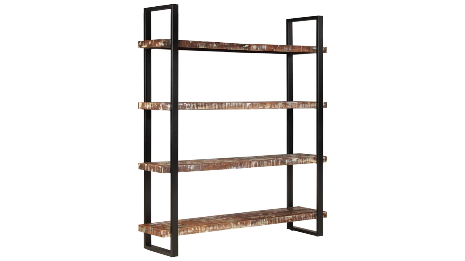 vidaXL 4-Tier 160 x 40 x 180cm Solid Reclaimed Wood Bookcasec
