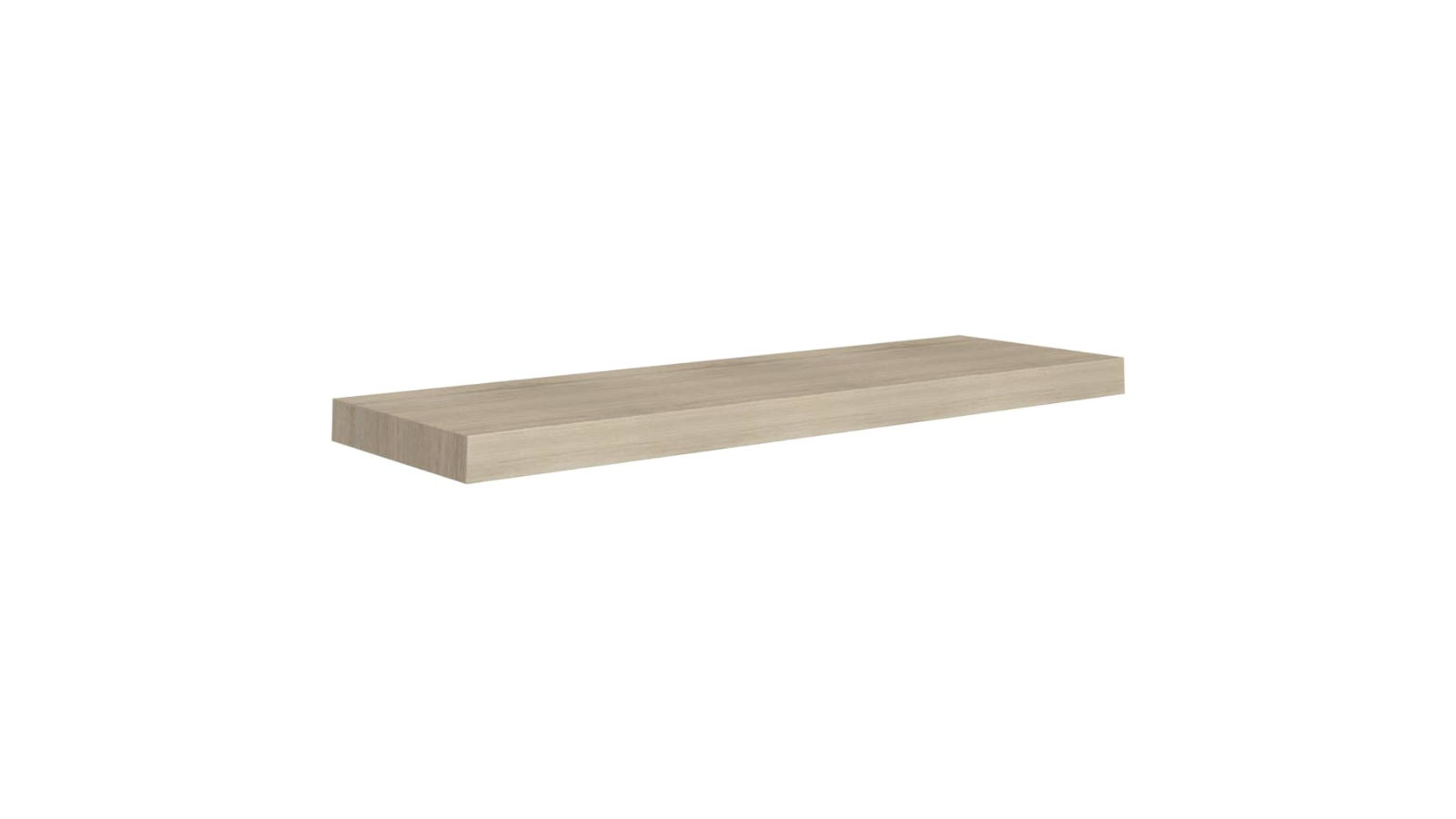 vidaXL Floating Wall Shelf Oak 80 x 23.5 x 3.8cm MDF