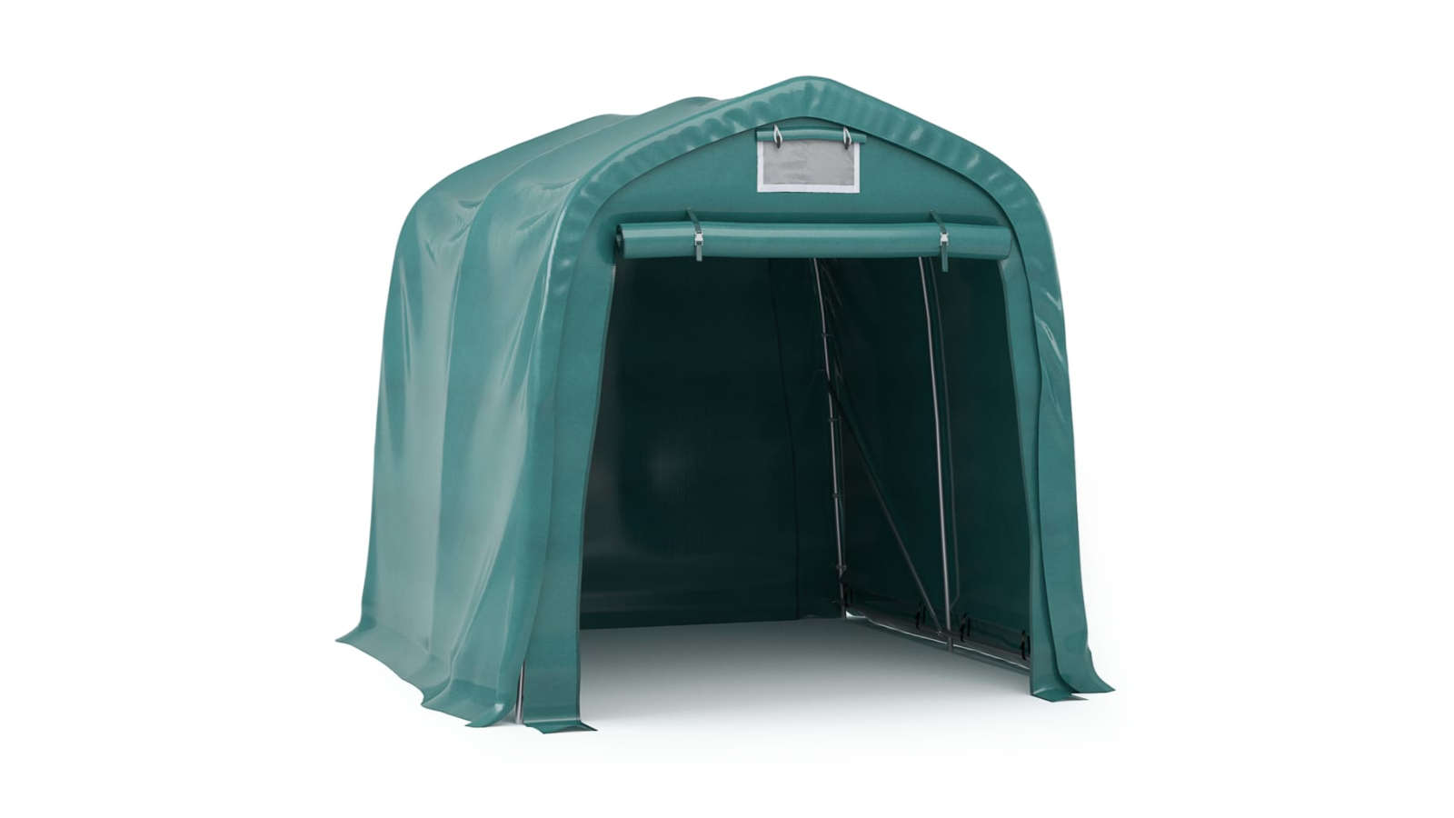 vidaXL PVC Green Garage Tent - 160 x 240cm