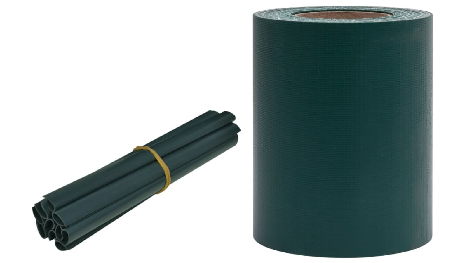 vidaXL 35 x 0.19m PVC Garden Privacy Screen - Matte Green | Harvey Norman