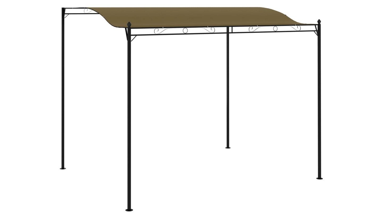 vidaXL 3x2.5m 180g/m² Sunshade Awning - Taupe