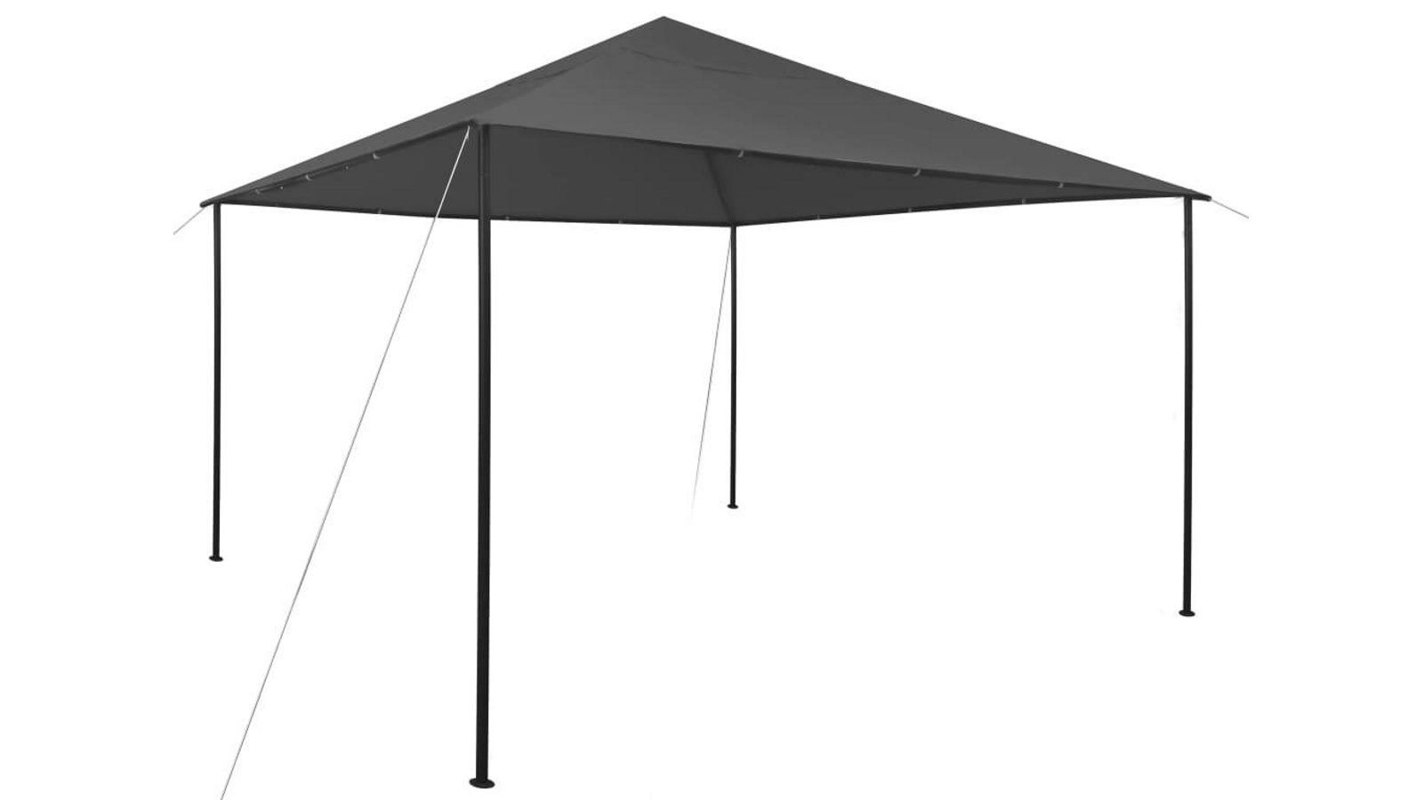 vidaXL Anthracite Garden Gazebo - 4x4x3m