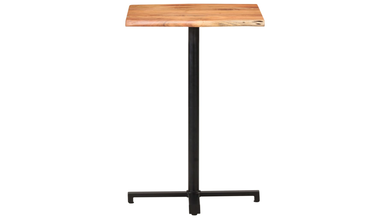 vidaXL Solid Acacia Wood Bar Table with Live Edge