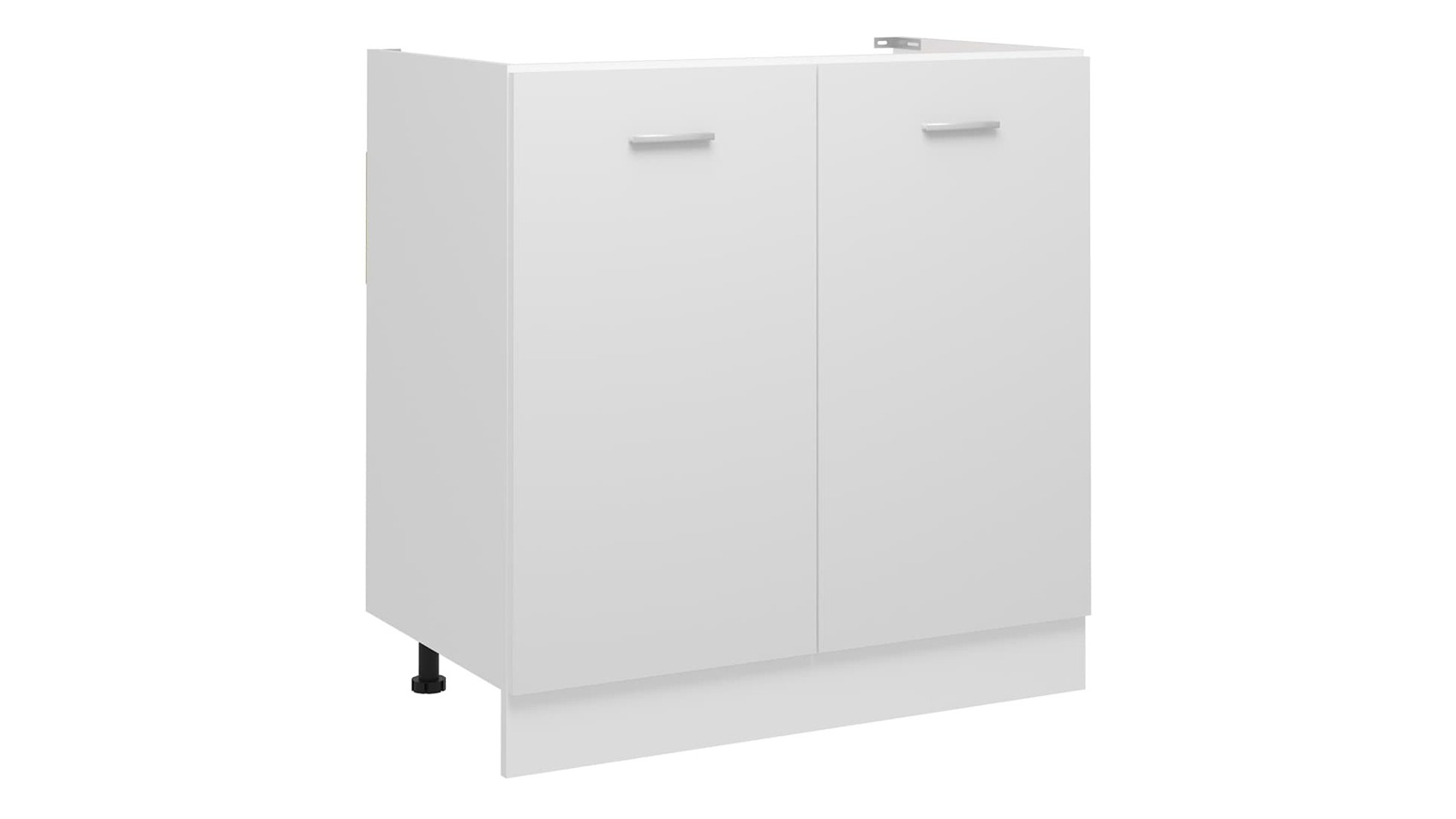 vidaXL White Engineered Wood 80 x 46 x 81.5cm Lyon Sink Bottom Cabinet