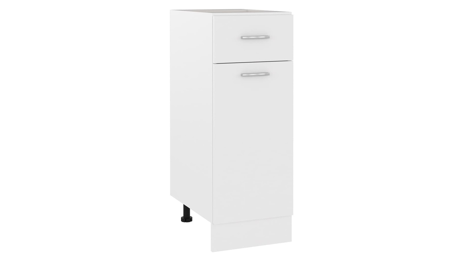 vidaXL White Engineered Wood 30 x 46 x 81.5cm Lyon Drawer Bottom Cabinet