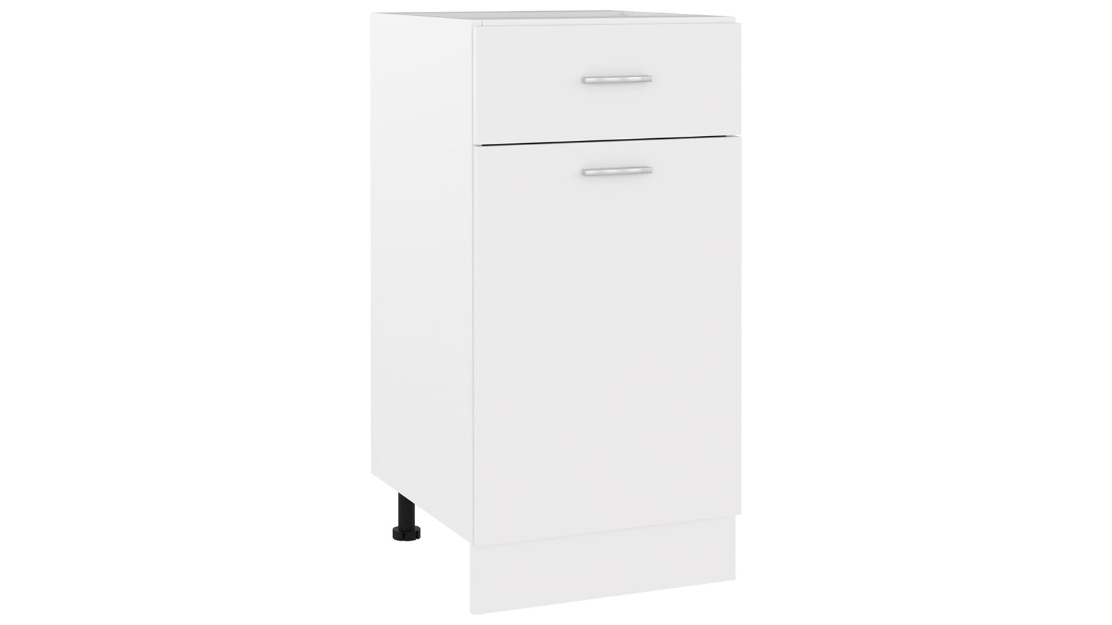 vidaXL Lyon White Engineered Wood 40 x 46 x 81.5cm Drawer Bottom Cabinet