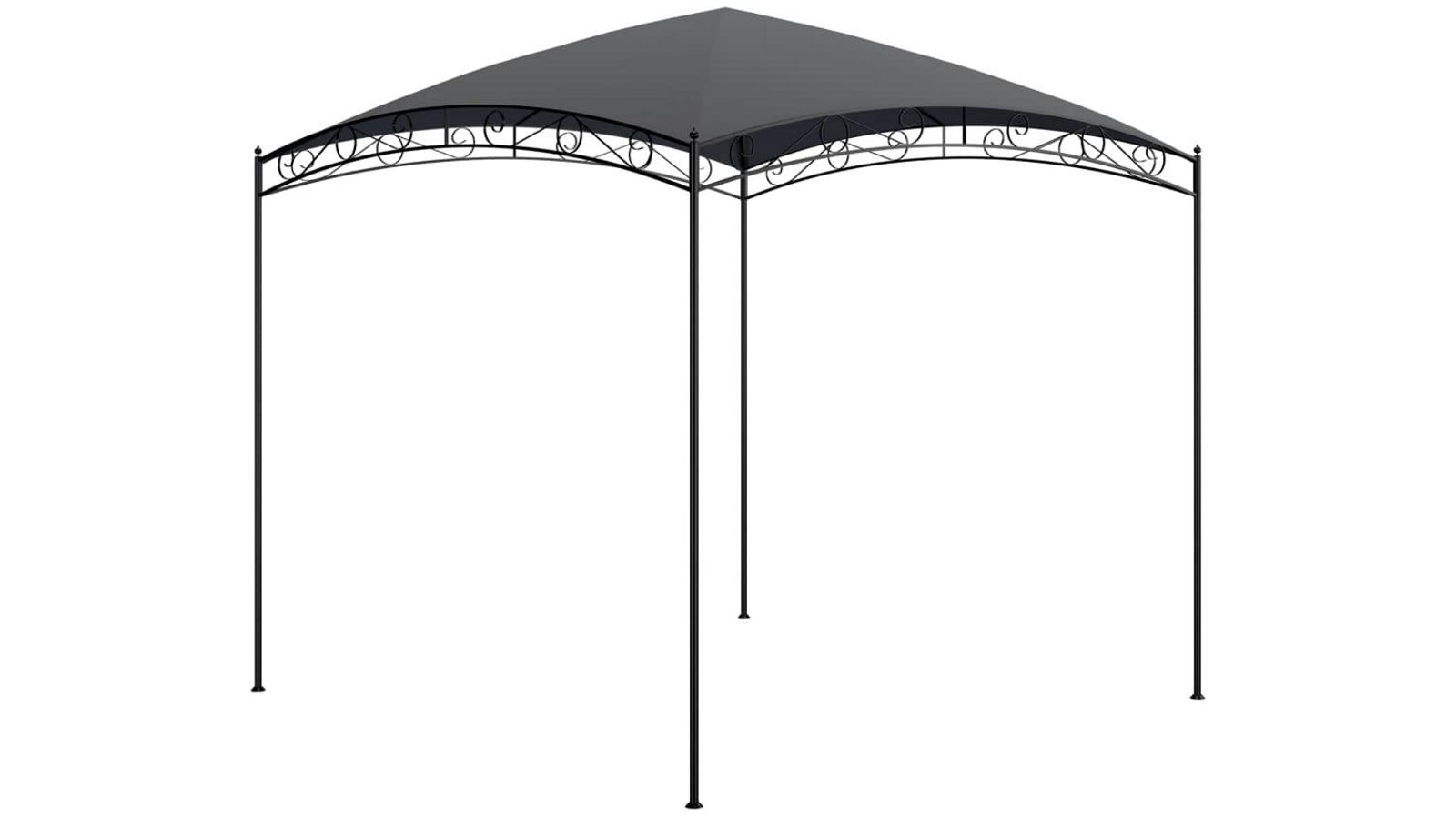 vidaXL Anthracite Gazebo - 3x3x2.65m