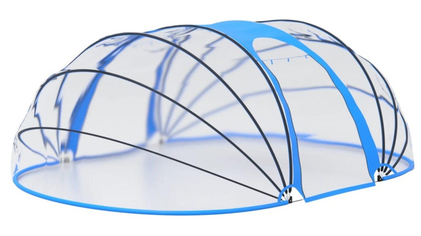 vidaXL Pool Dome Oval - Medium