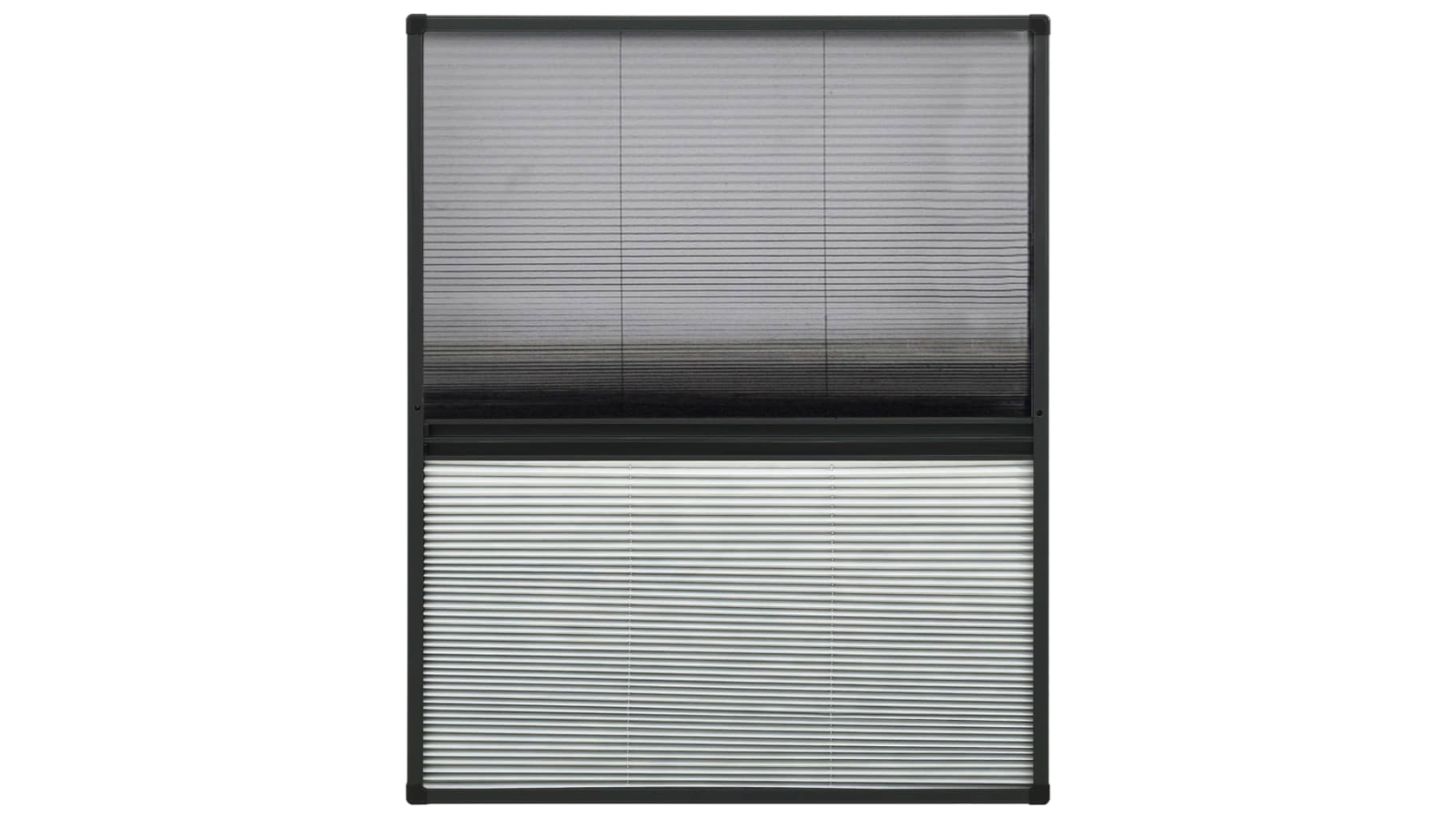 vidaXL Aluminium Plisse Insect Screen for Window with Shade  - 80 x 100cm 