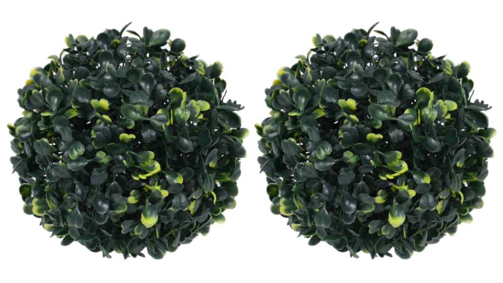 vidaXL 2 Piece Artificial Boxwood Balls - 22cm