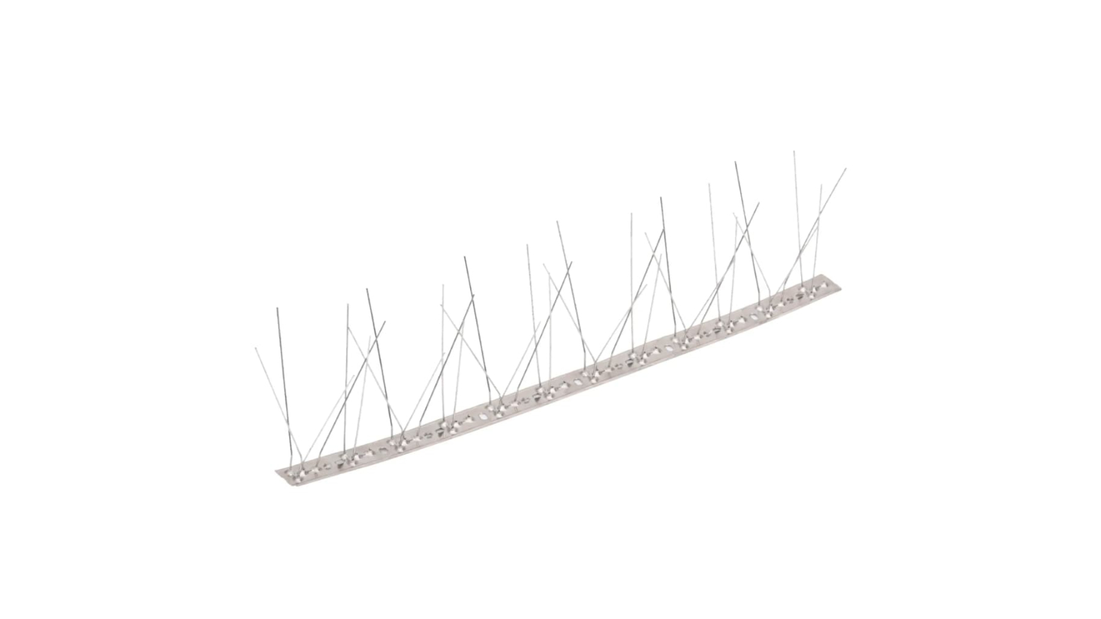 vidaXL Set of 40 5-Row 20metre Stainless Steel Bird and Pigeon Spike