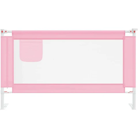 vidaXL Pink Toddler Safety Bed Rail - 200 x 25cm