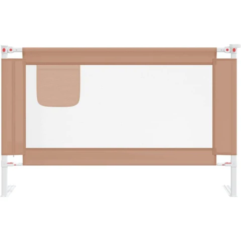 vidaXL Taupe Toddler Safety Bed Rail - 180 x 25cm