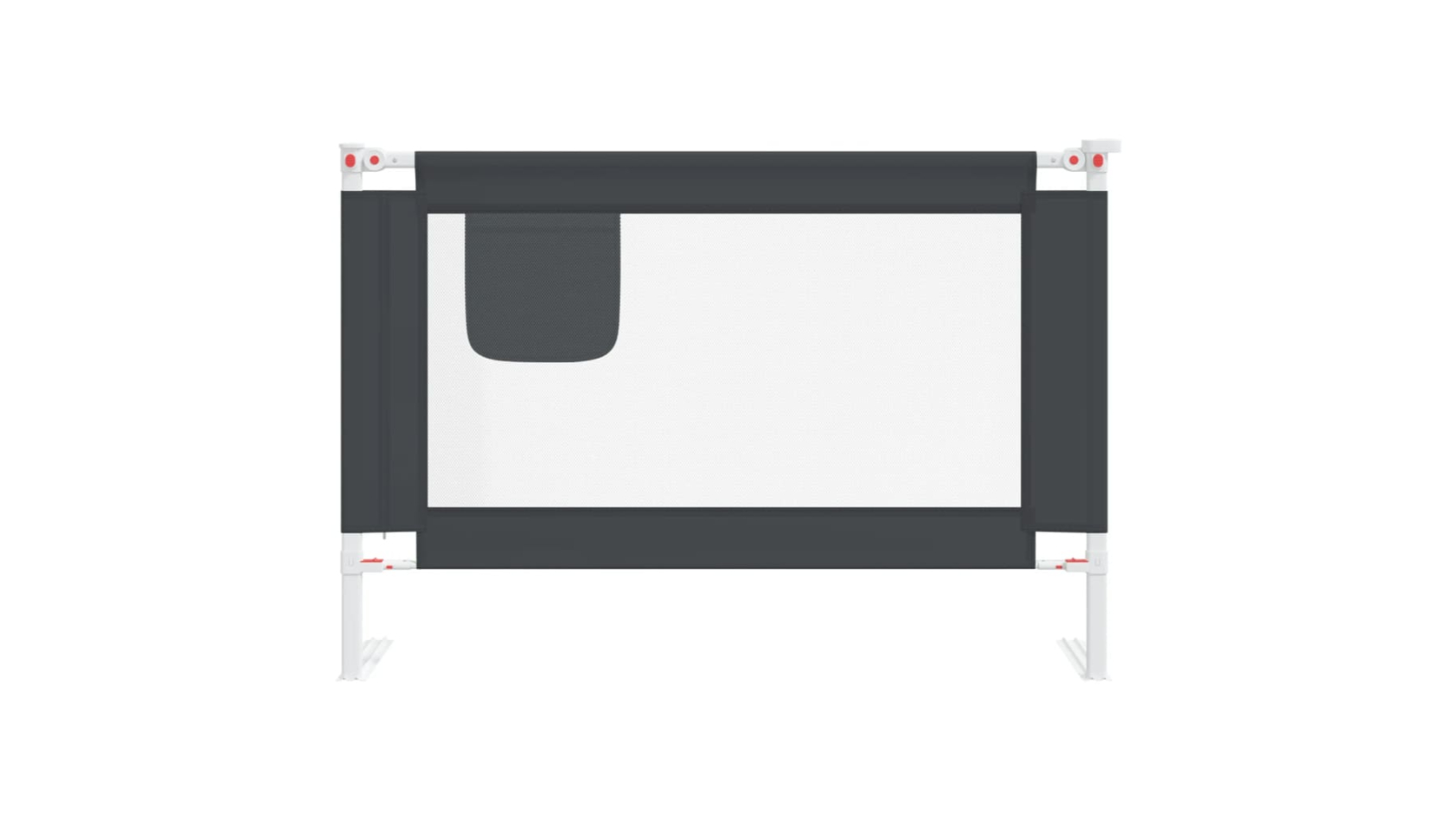 vidaXL Dark Grey Toddler Safety Bed Rail 100 x 25cm Harvey Norman