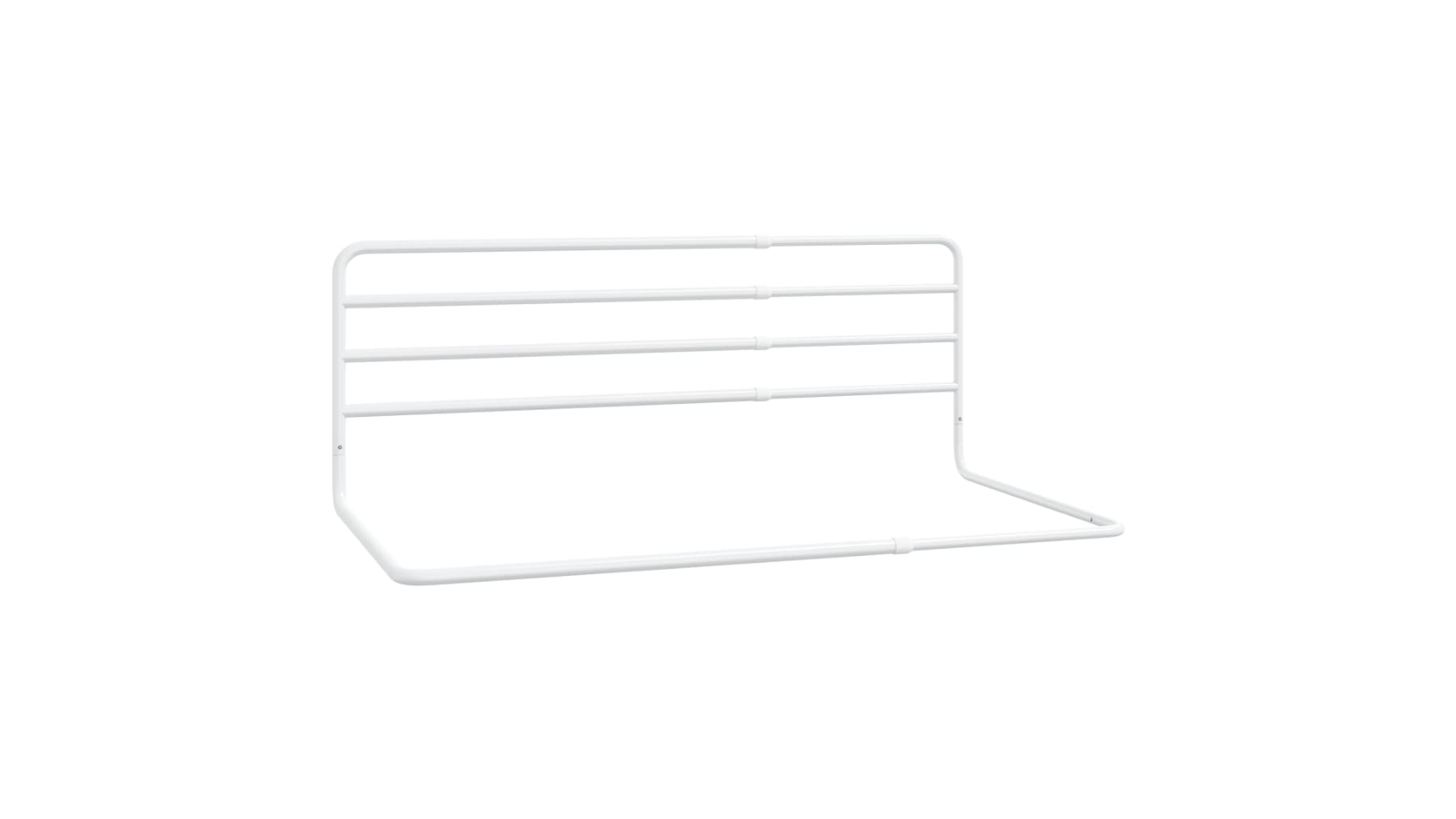 vidaXL Toddler Safety Bed Rail White Harvey Norman
