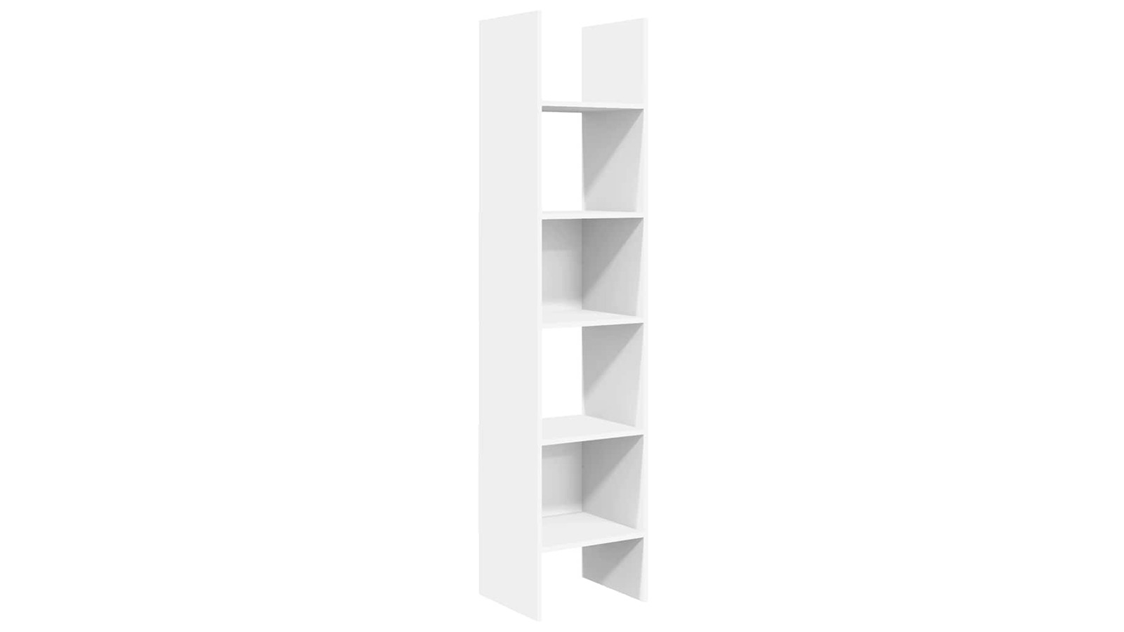 vidaXL White Engineered Wood 40 x 35 x 180cm Book Cabinet