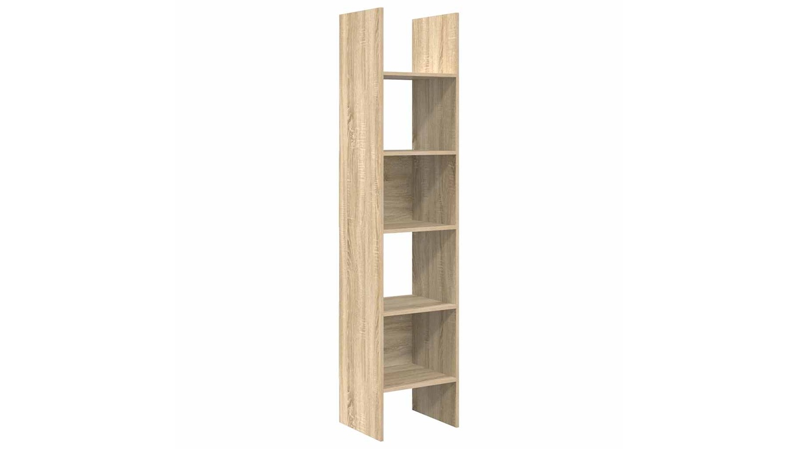 vidaXL Sonoma Oak 40 x 35 x 180cm Engineered Wood Book Cabinet