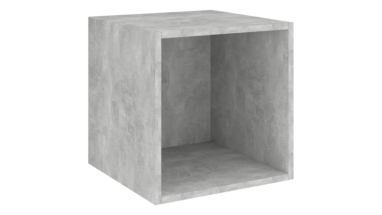 vidaXL Concrete Grey Engineered Wood 37 x 37 x 37cm Wall Cabinet
