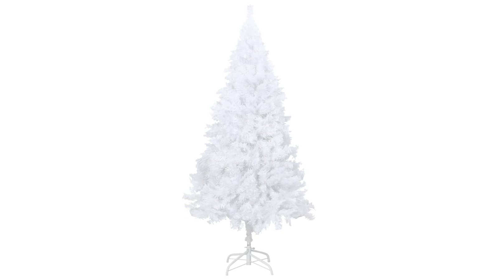 vidaXL White Artificial Christmas Tree with Thick Branches PVC