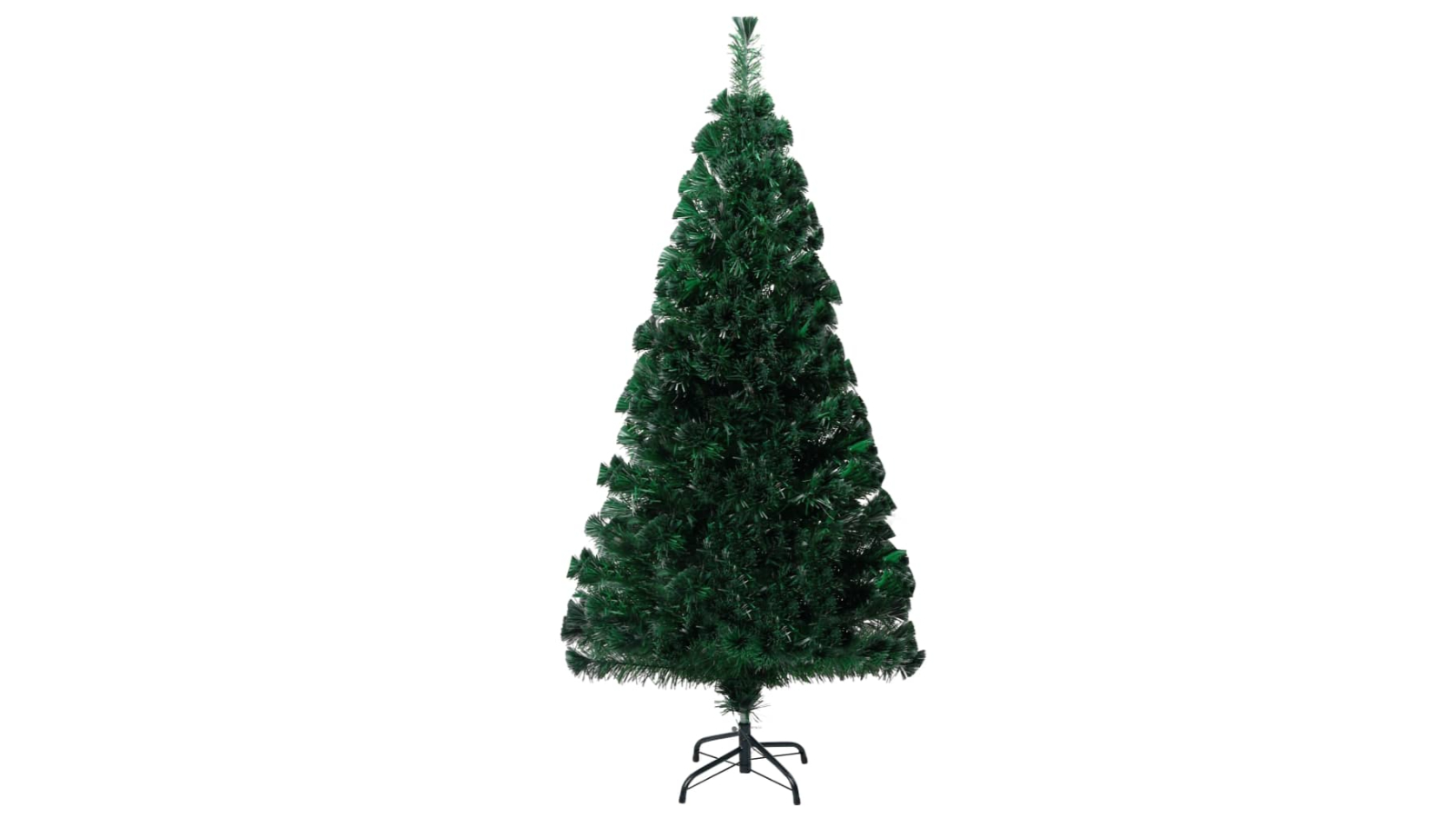 vidaXL Fibre Optic Artificial Green Christmas Tree with Stand - 150cm