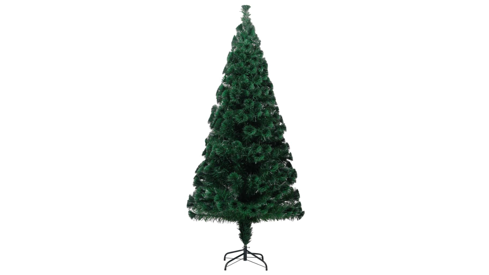 vidaXL Fibre Optic Artificial Green Christmas Tree with Stand - 210cm