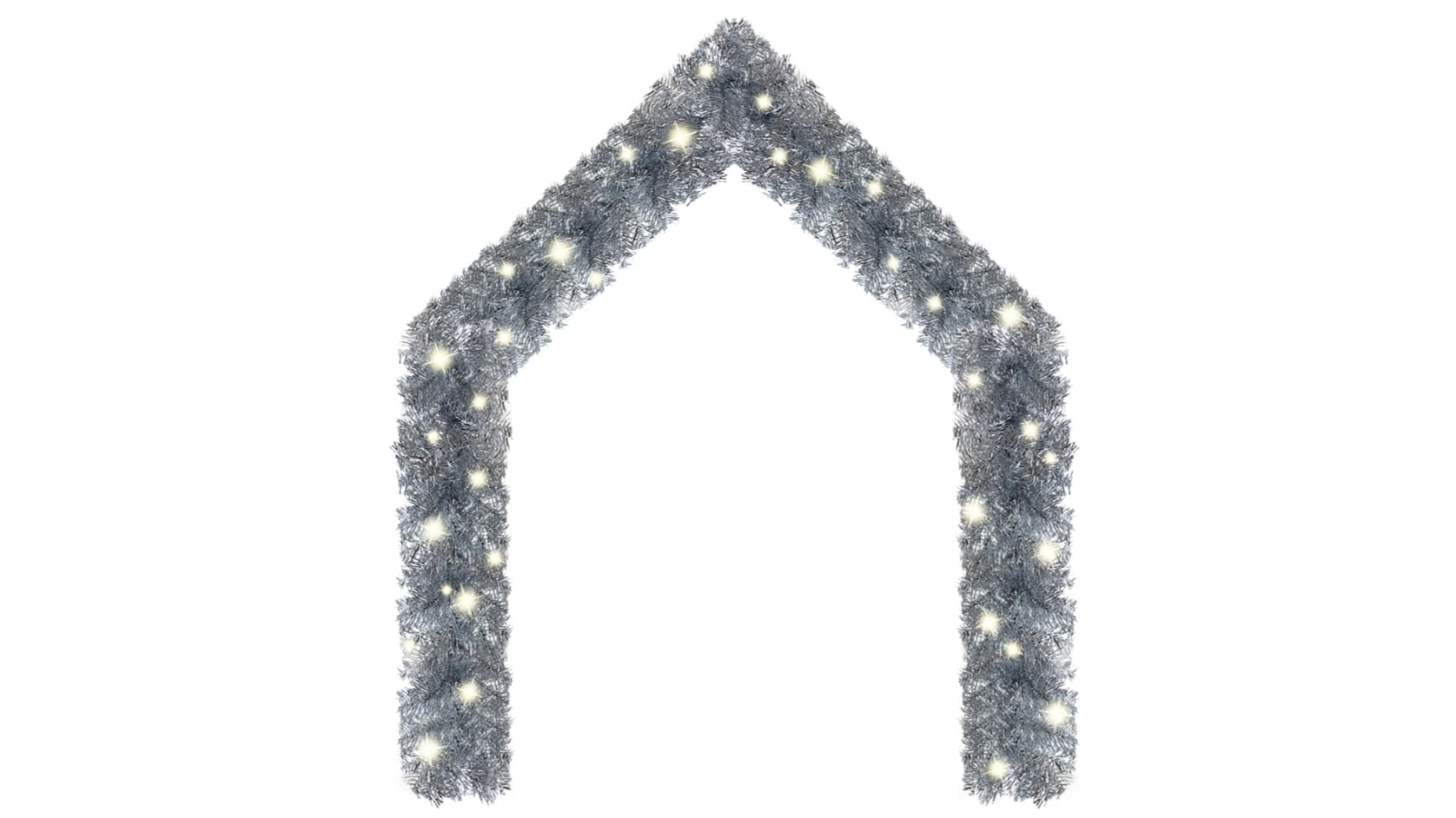 vidaXL 20metre Christmas Garland with LED Light - Silver