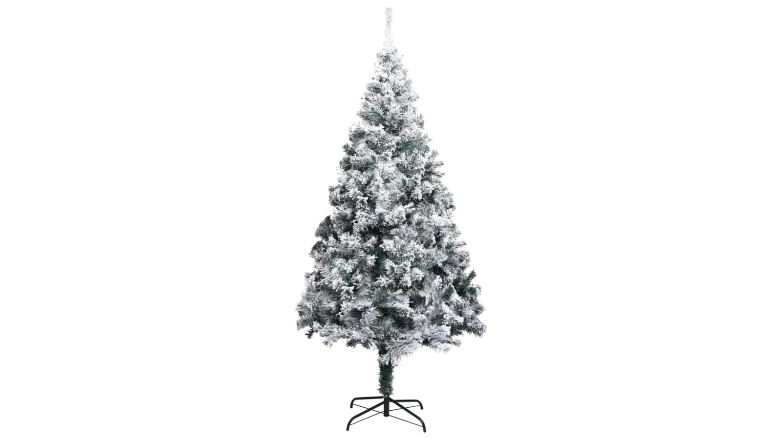 vidaXL Green Artificial Christmas Tree with Flocked Snow PVC - 300cm