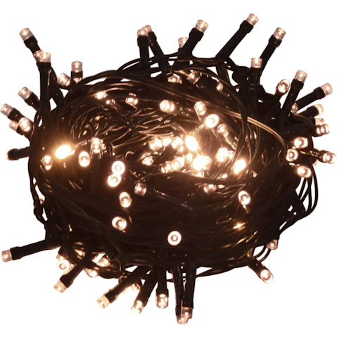 vidaXL Warm White PVC LED String