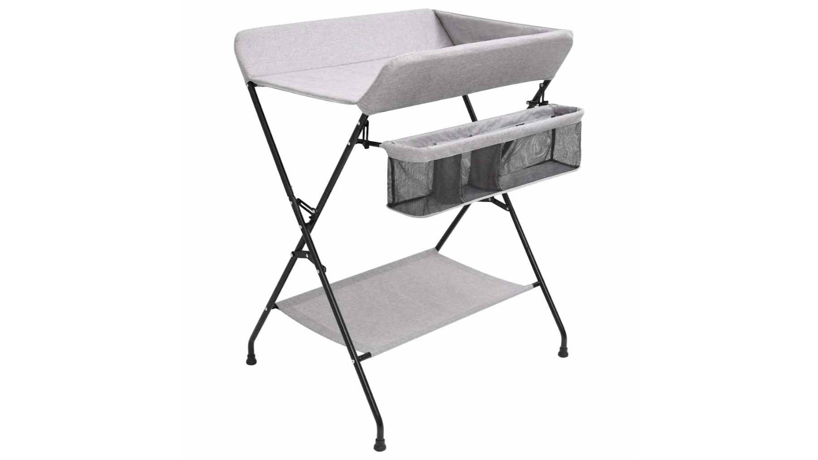 vidaXL Iron Changing Table - Light Grey