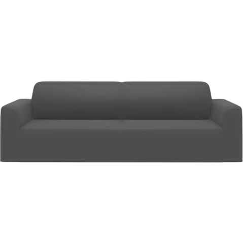 vidaXL 3-Seater Polyester Jersey Stretch Anthracite Couch Slipcover