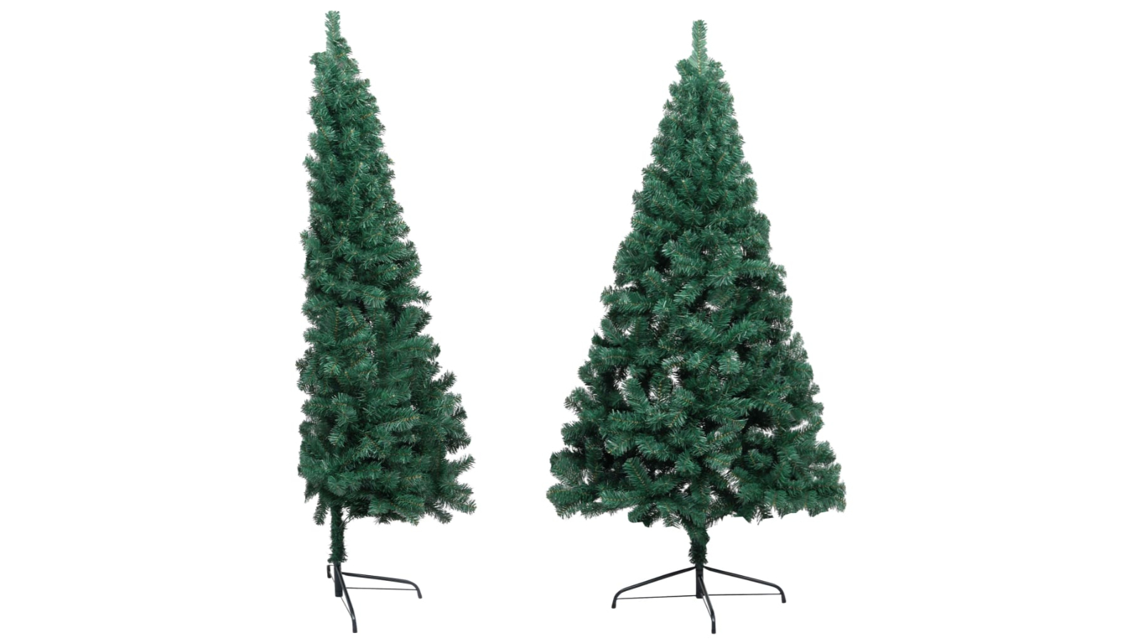 vidaXL PVC Green Artificial Pre-lit Christmas Tree with Stand - 120cm