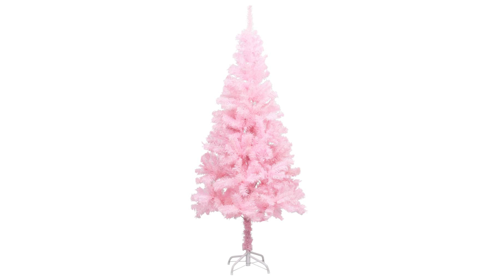 vidaXL PVC Pink Artificial Pre-lit Christmas Tree with Stand - 150cm