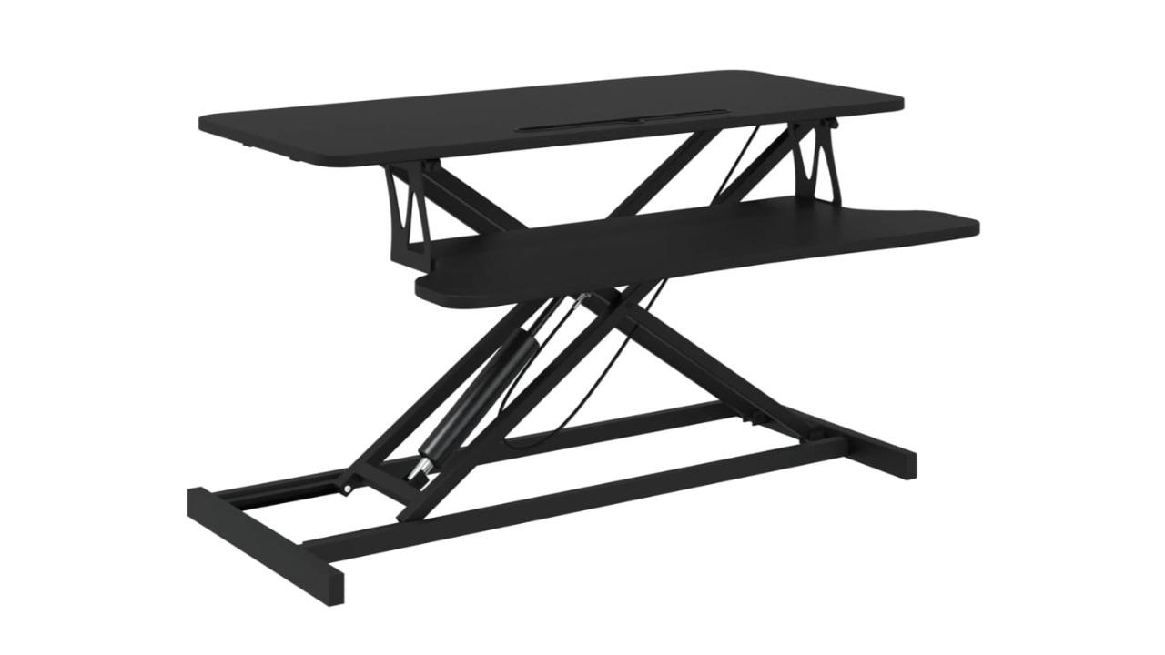 vidaXL Steel and Engineered Wood 90 x 40 x 50cm Adjustable Workstation