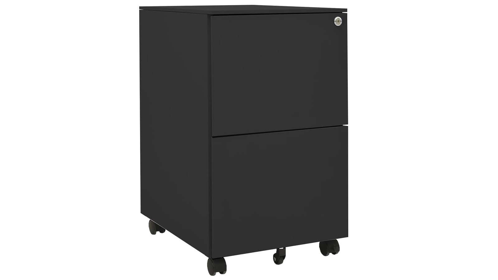 vidaXL Steel 39 x 45 x 67cm Mobile File Cabinet - Anthracite