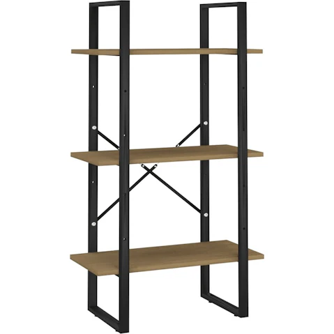 vidaXL Solid Pine Wood 60 x 30 x 105cm Storage Shelf - Natural Pine
