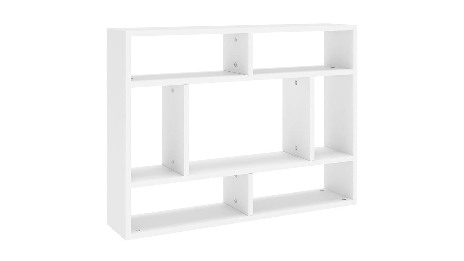vidaXL White Engineered Wood 75 x 16 x 55cm Wall Shelf