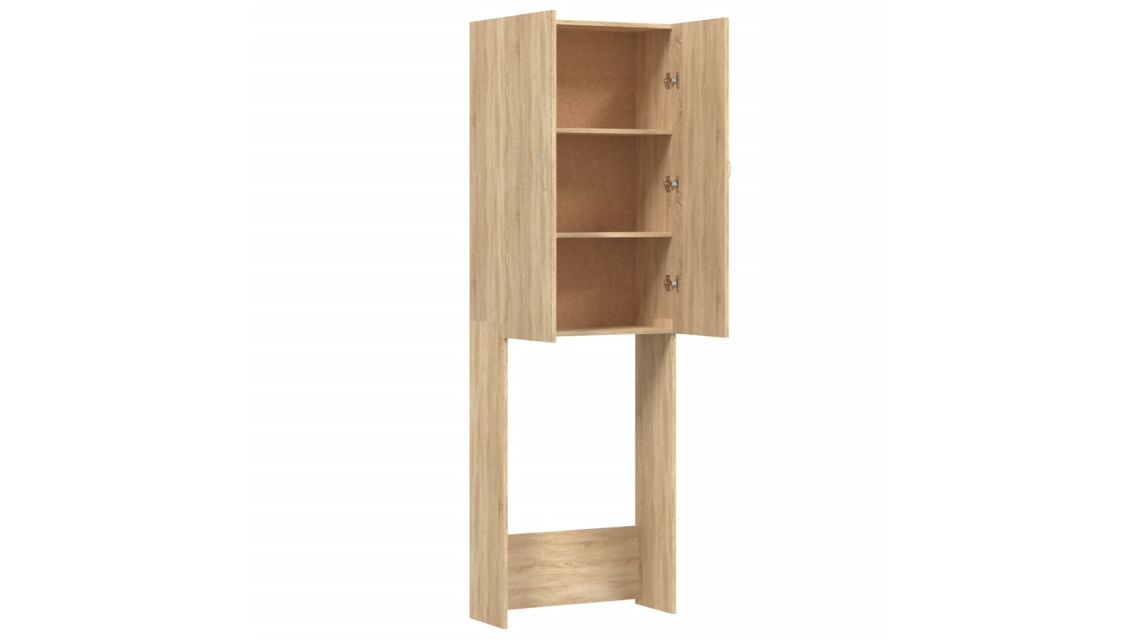 vidaXL 64 x 25.5 x 190cm Washing Machine Cabinet - Sonoma Oak