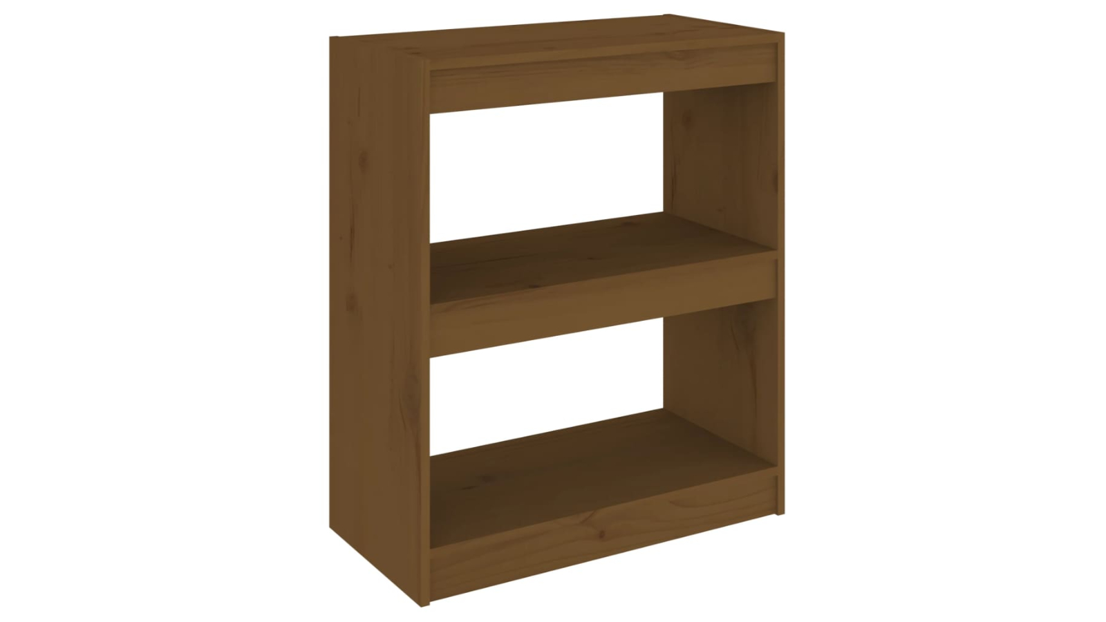 vidaXL Honey Brown Pine Wood 60 x 30 x 71.5cm Book Cabinet/Room Divider