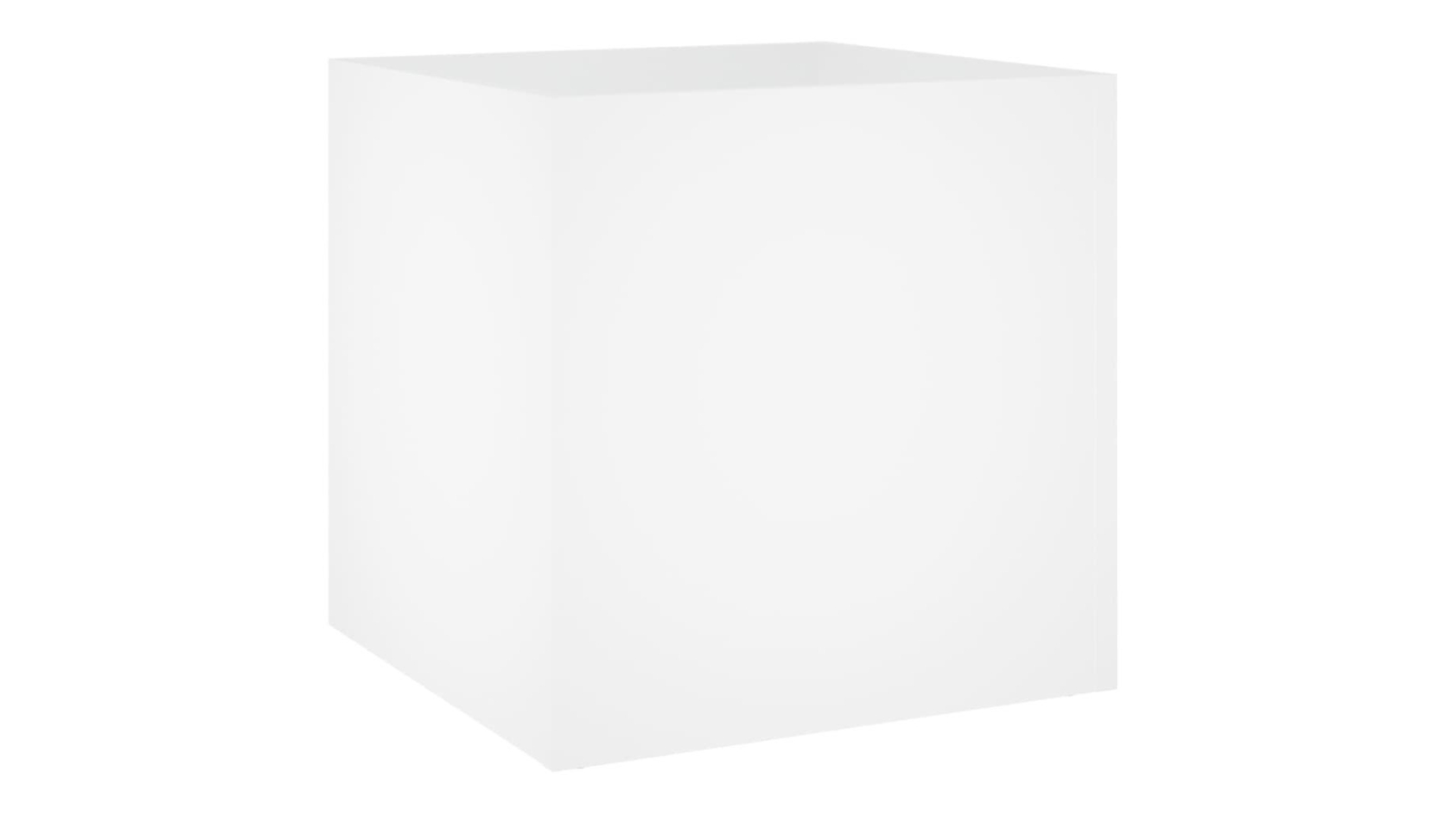 vidaXL Engineered Wood 40 x 40 x 40cm Planter Box - White 