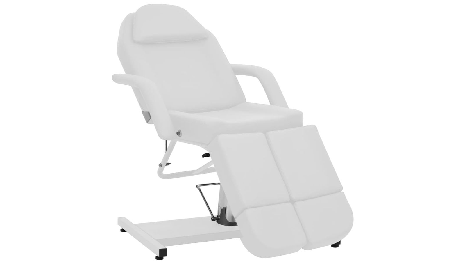 vidaXL White Beauty Treatment Chair Faux Leather - 180 x 62 x 78cm