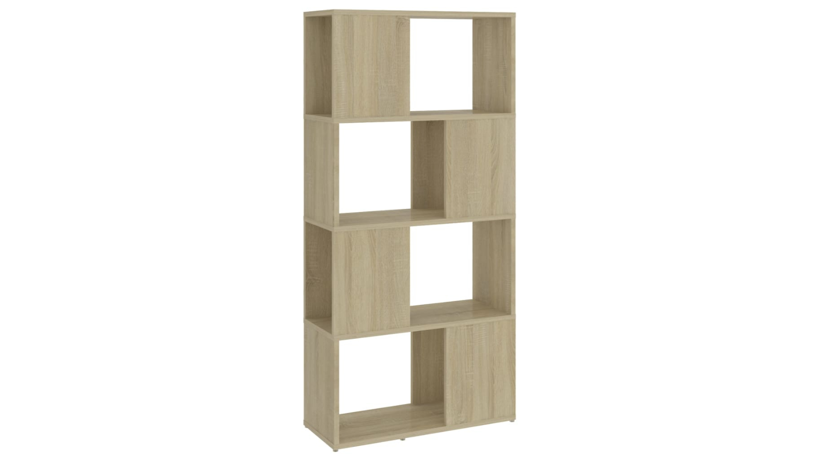 vidaXL Sonoma Oak Engineered Wood 60 x 24 x 124.5cm Book Cabinet/Room Divider