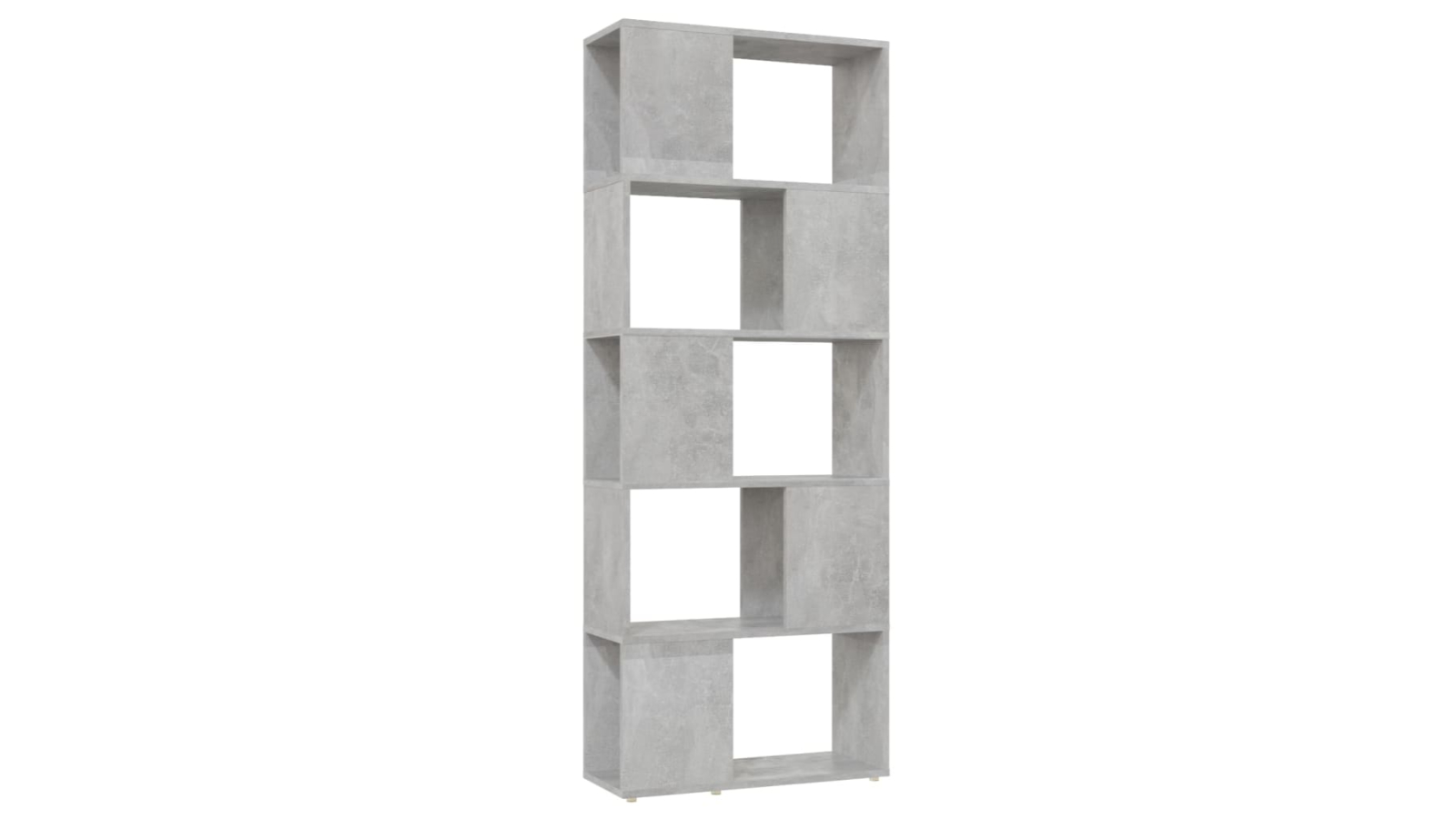vidaXL Concrete Grey 60 x 24 x 155cm Book Cabinet Room Divider