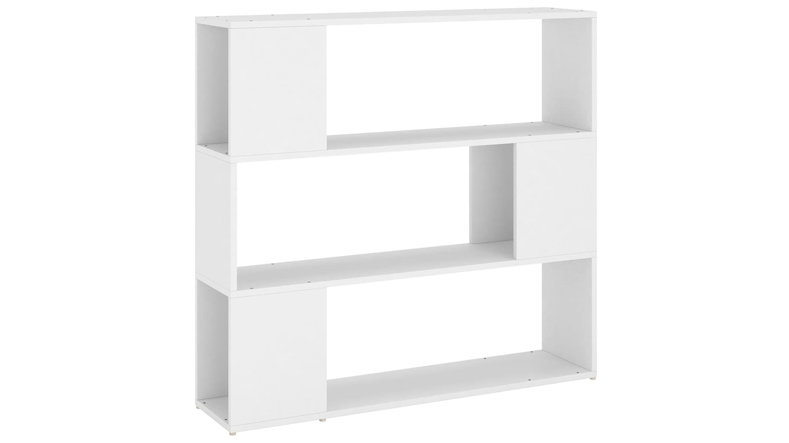 vidaXL White 100 x 24 x 94cm Book Cabinet Room Divider