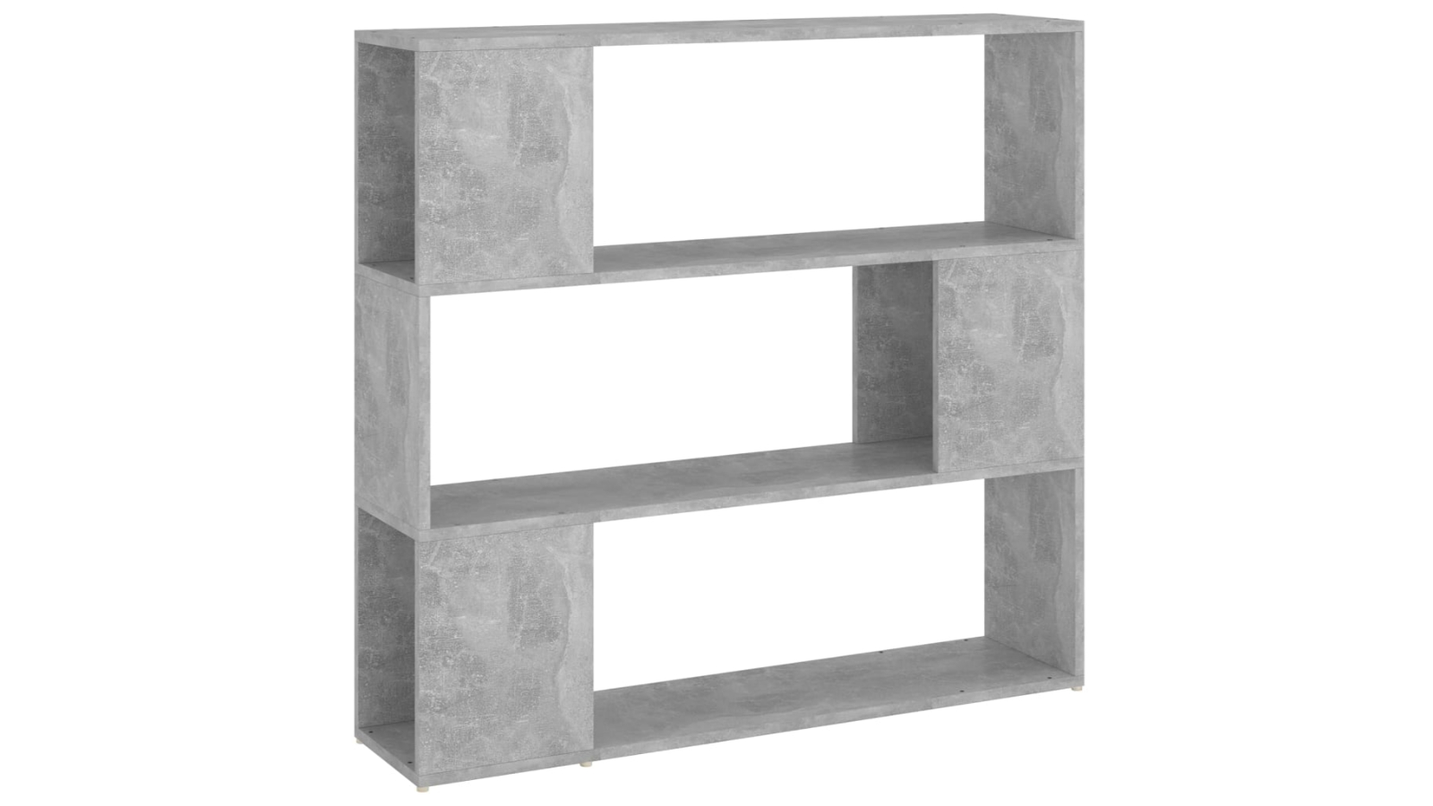 vidaXL Concrete Grey 100 x 24 x 94cm Book Cabinet/Room Divider