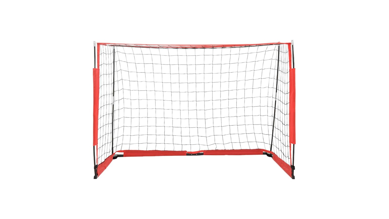 vidaXL 184 x 91 x 124.5cm Steel Soccer Goal