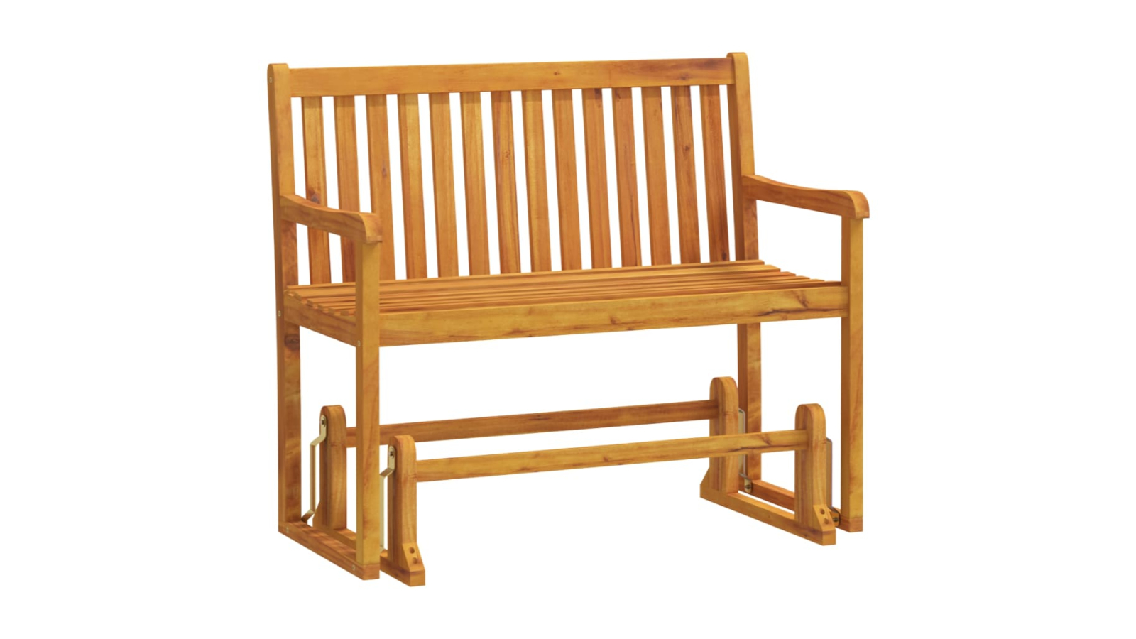 vidaXL Solid Acacia Wood 110cm Garden Swing Bench
