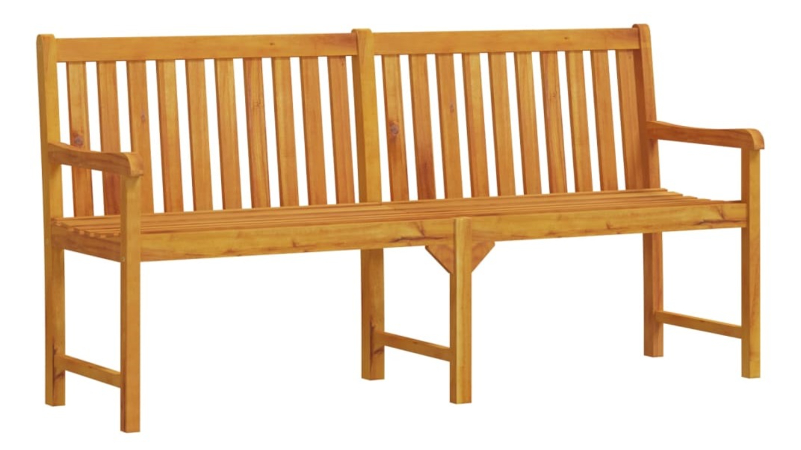 vidaXL Solid Acacia Wood 180cm Garden Bench
