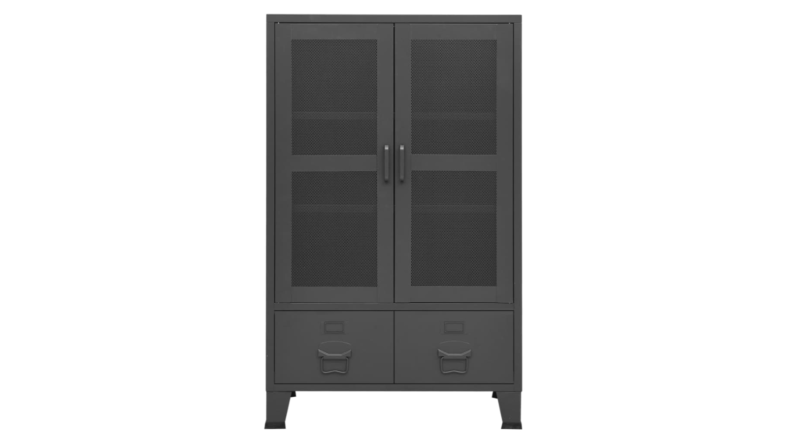vidaXL Industrial Storage Chest - Anthracite