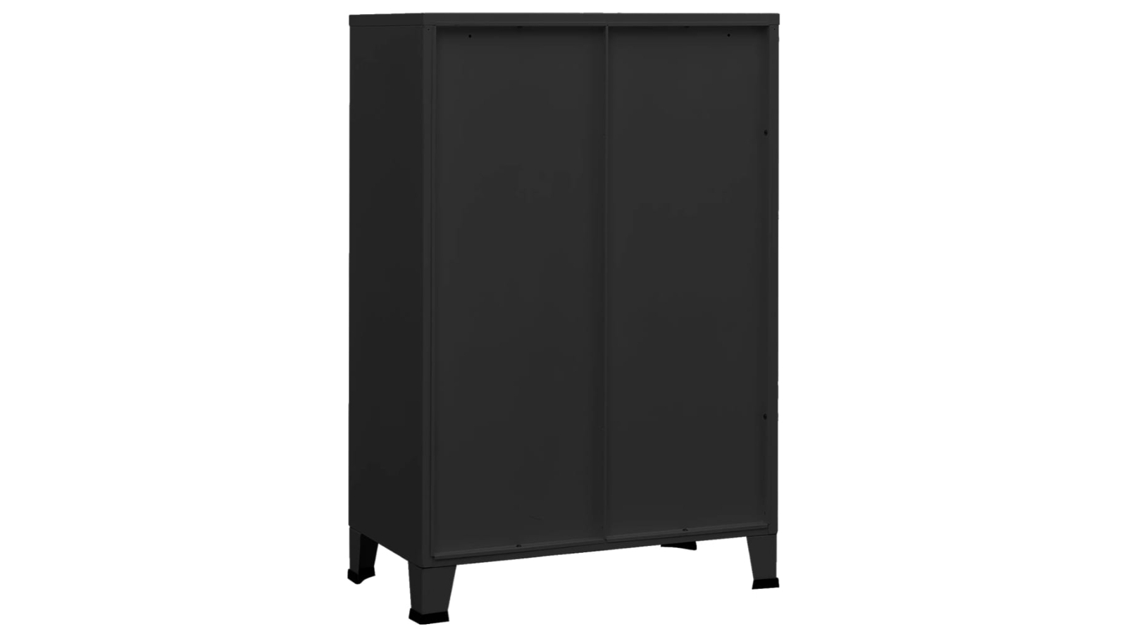 vidaXL Industrial Filing 75 x 40 x 115cm Metal Black Harvey Norman