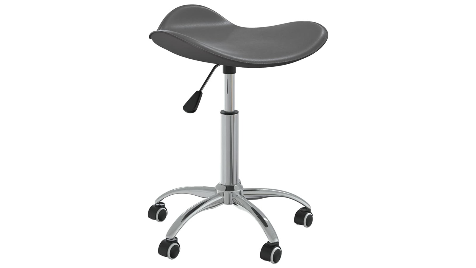 vidaXL Grey Faux Leather Office Chair
